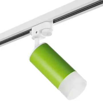 Трековый светильник однофазный 1*GU10 R1T43431 белый/зелёный Rullo Lightstar