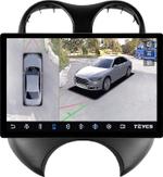 Магнитола для Nissan March K13 2010-2013 - Teyes CC3-2K-360 монитор 13" 2K QLED на Android 10, Быстрая, CarPlay, 4G SIM-слот, 4 камеры в комплекте