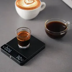 Весы кофейные портативные E-SMART SCALE (ESPRESSO) черные 0,3-2000гр батарея 1200 mAH ZeroHero