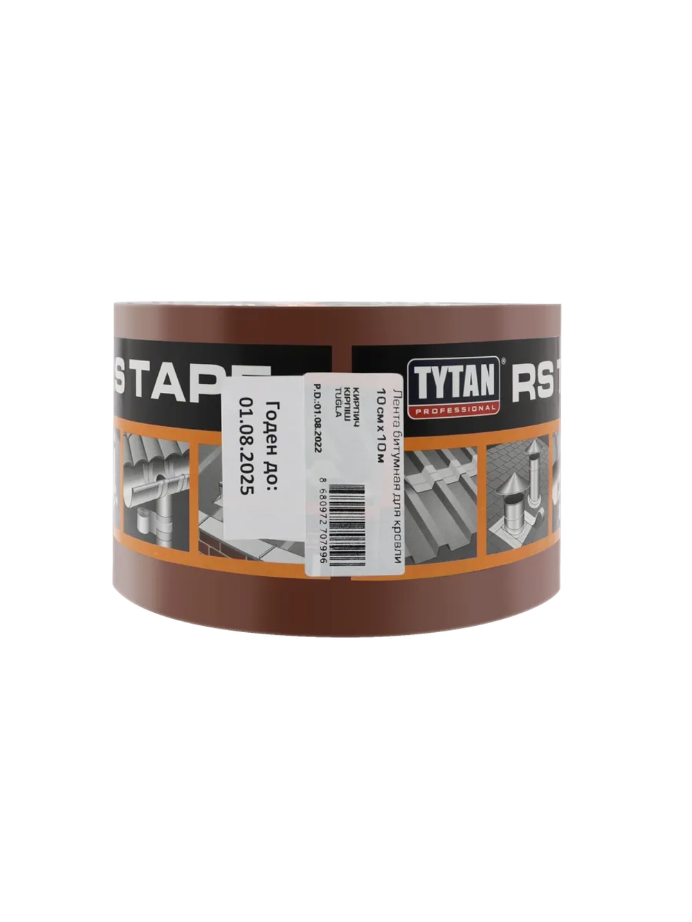 TYTAN Professional Лента битумная 10см x 10м кирпич