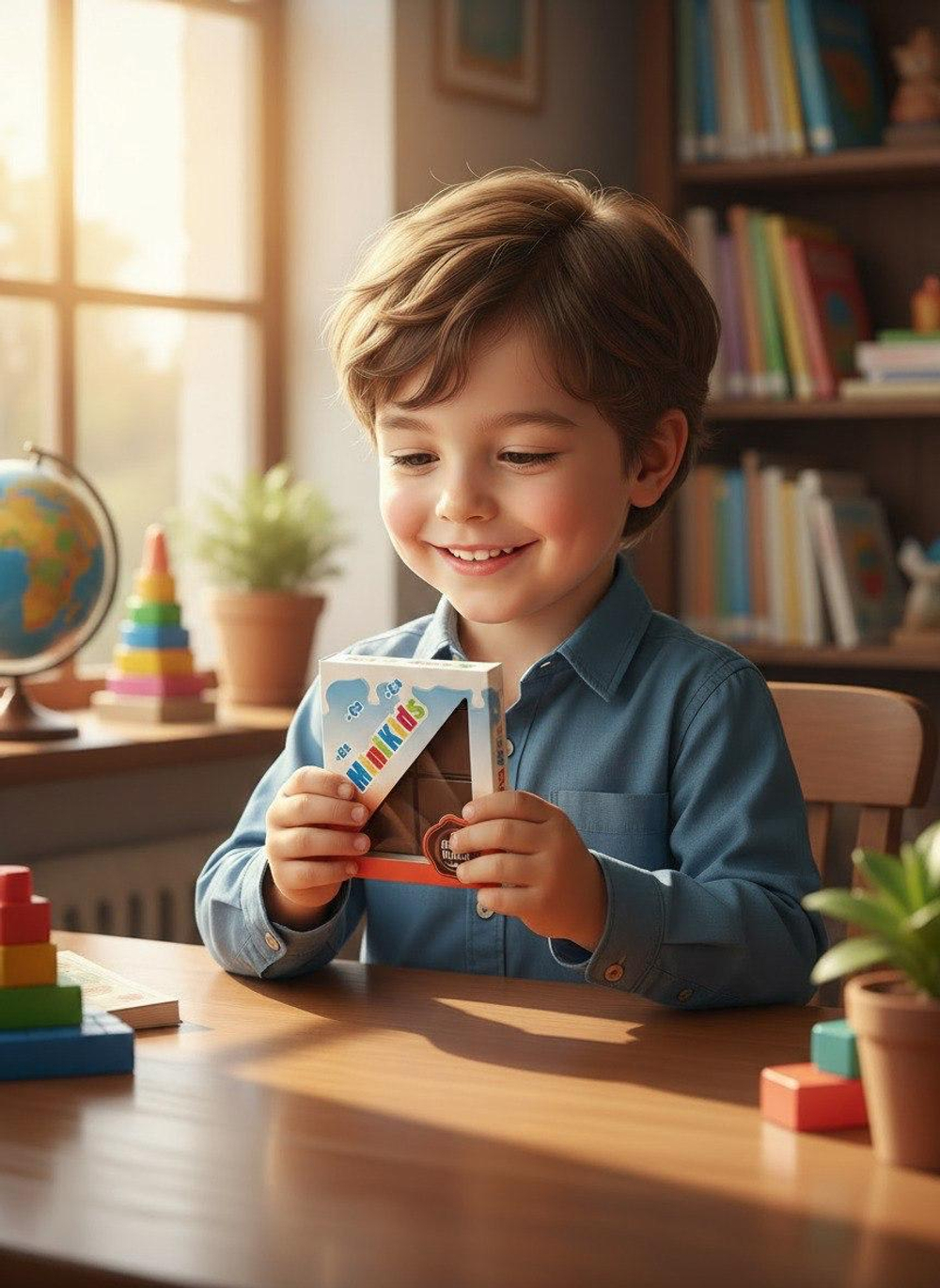 Шоколад "MINIKIDS" молочный 3 шт.