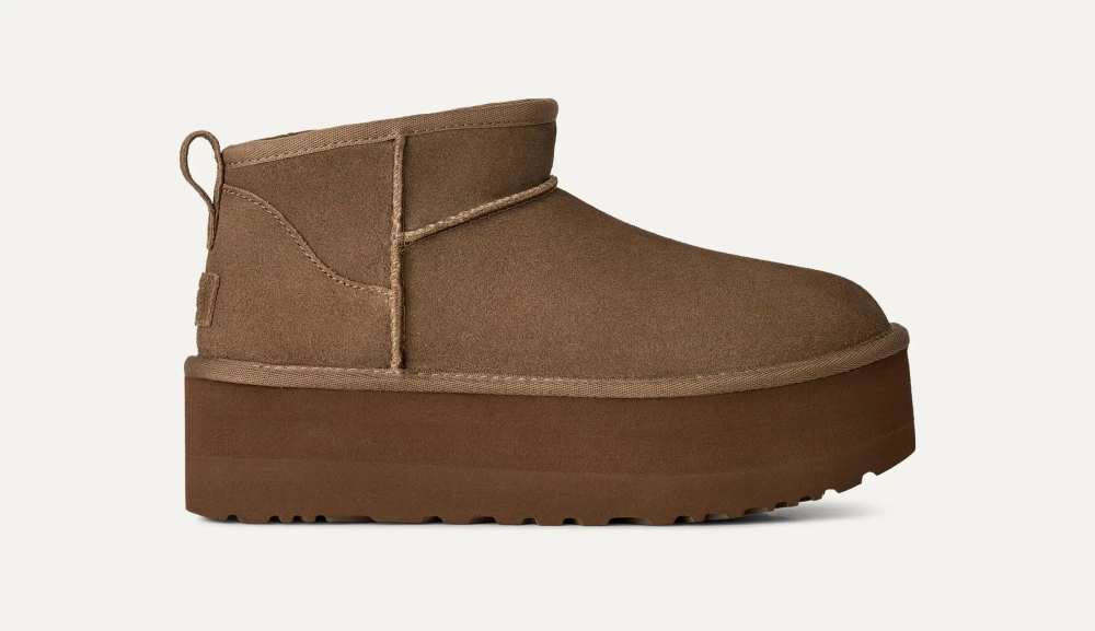 UGG Угги на платформе Classic Ultra Mini, бронзовый