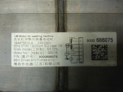 WIS24140OE/47 кт173 Двигатель 7 контактов для стиральной машины Bosch WIS24140OE/47 б/у