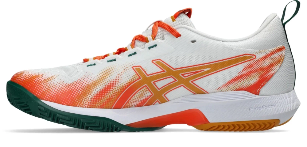 Мужские кросовки для Padel Asics Sonicsmash FF - white/energy orange
