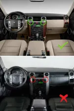 Магнитола для Land Rover Discovery 3 2005-2009 (прямые углы) - Kuberg SF-1203 монитор 12.3" в стиле BMW на Android 13, Быстрая, CarPlay, 4G SIM-слот