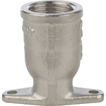 Угольник STOUT никелированный 1/2" ВР/ВР с креплением