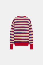 СВИТЕР В ПОЛОСКУ ИЗ МЯГКОЙ 100% ШЕРСТИ — ZARA
