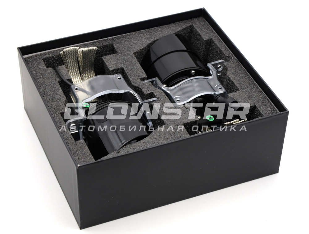 Билед ПТФ модули GTR Blue Lens (Tank) крепление Universal, 3.0 дюйма, 5500K, 12V, 35W, герметичные (комплект, 2шт)