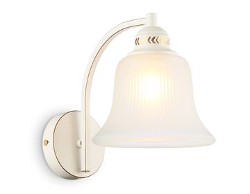 Настенный светильник 1*E27 TR3052 WH/GD/FR белый/золото/белый матовый 225*163*265 Traditional Ambrella