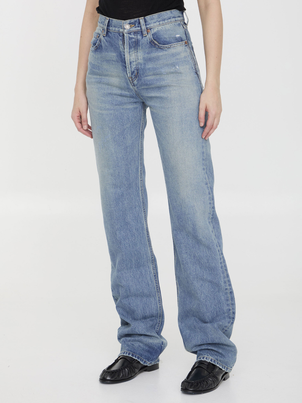 Джинсы SAINT LAURENT
