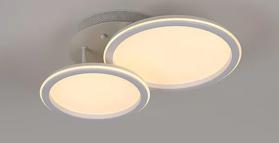 Люстра потолочная светодиодная Rilon 9301/300+240 WT, 76 Вт, белая