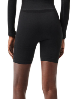 Женские Шорты теннисные Lacoste Women's Seamless Sport Bike Shorts - черный