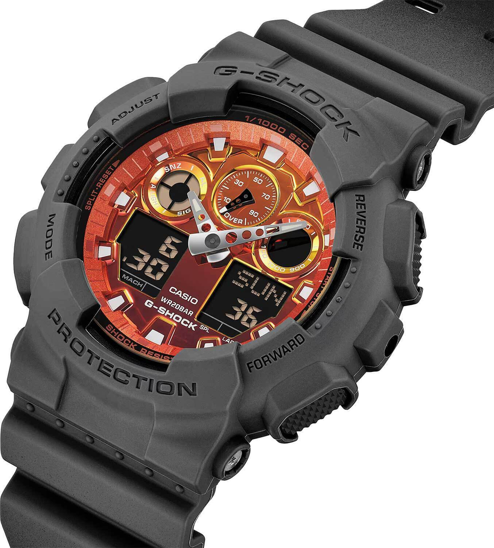 Мужские наручные часы Casio G-Shock GA-100FL-8A