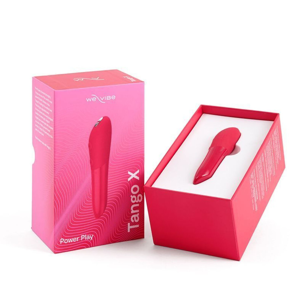 Невероятно сильный миниатюрный вибромассажер We-Vibe Tango X Розовый 10.50 см
