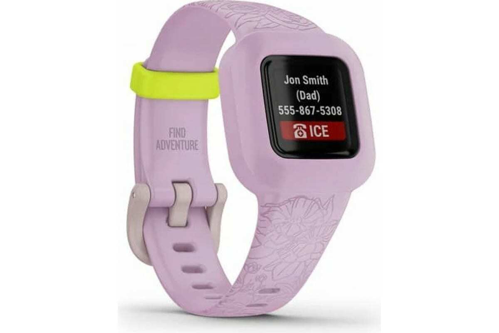 Детский фитнес-браслет Garmin Vivofit jr3 Lilac Floral 010-02441-01