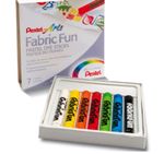 Пастель для ткани PENTEL "Fabric Fun", 7 цветов, картонная упаковка, PTS-7