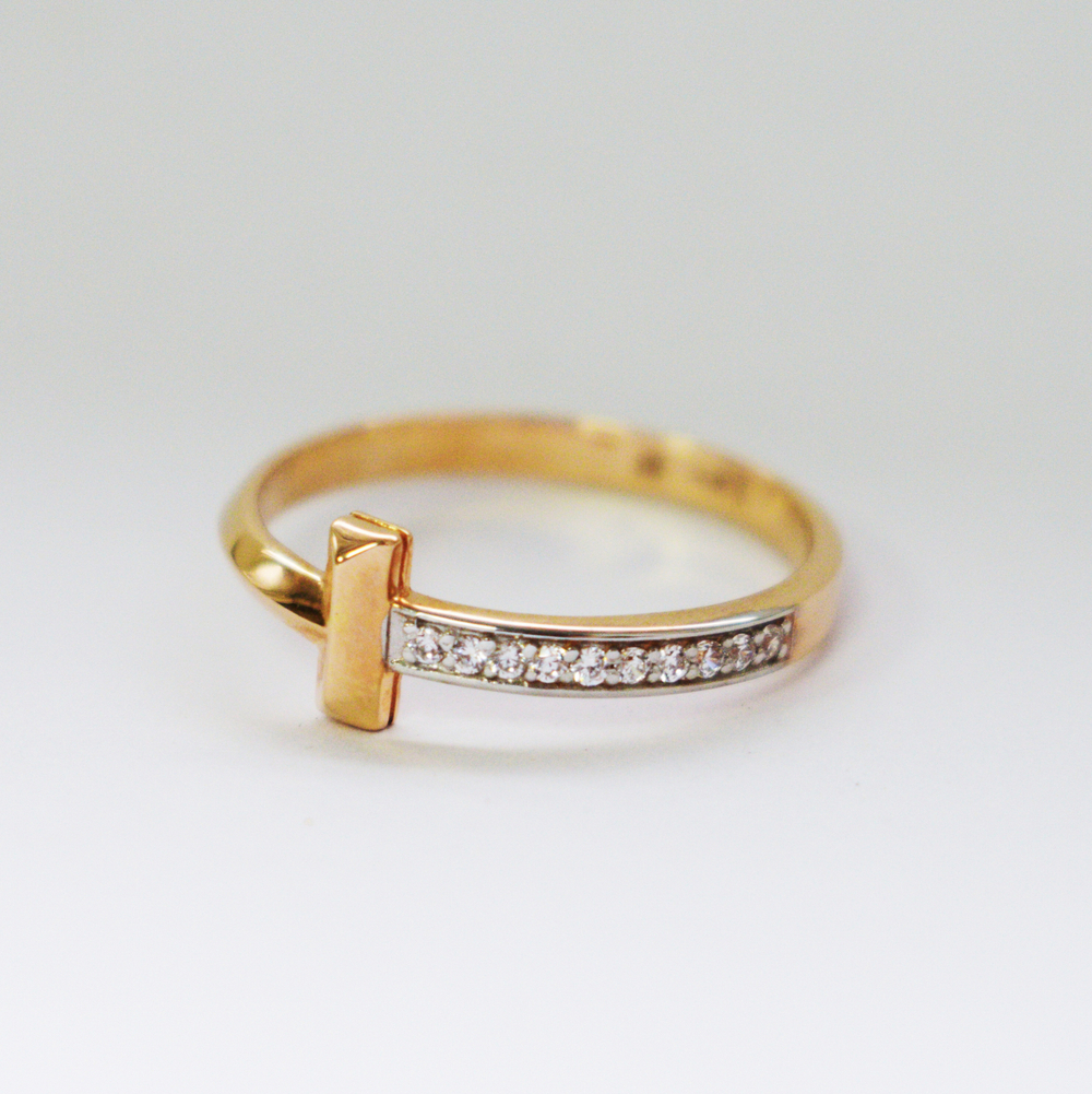 Кольцо Tiffany Т Т1