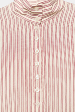 РУБАШКА В ПОЛОСКУ С ВОРОТНИКОМ-СТОЙКОЙ — ZW COLLECTION — ZARA