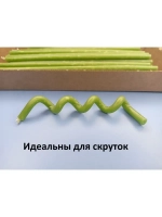 Свечи восковые зеленые №140 50 штук