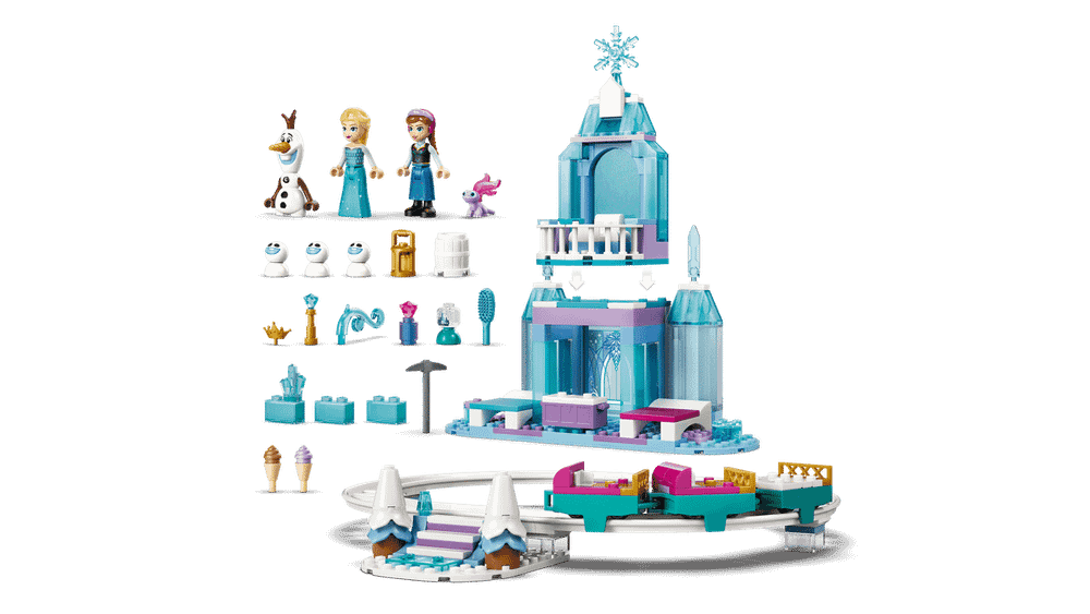 Конструктор LEGO Disney 43281 Elsa's Ice Castle & Snow Ride Adventure