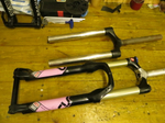 Вилка для экстремальной езды Rock Shox Argyle + запчасти