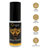 Спрей для орального секса с мятным вкусом Orgie Oral Ease Deepthroat Spray 15мл