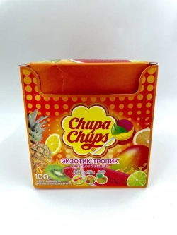 Карамель Chupa Chups Экзотик Тропик ( 100шт по 12гр.)