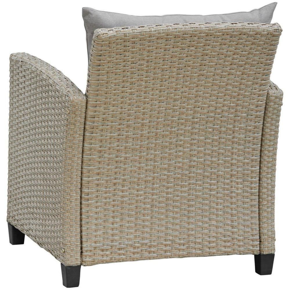 Плетеный комплект мебели с диваном AFM-804B Beige-Grey