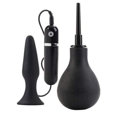 Анальный набор Advanced Anal Explorer Kit (10 режимов) (Цвет: черный)