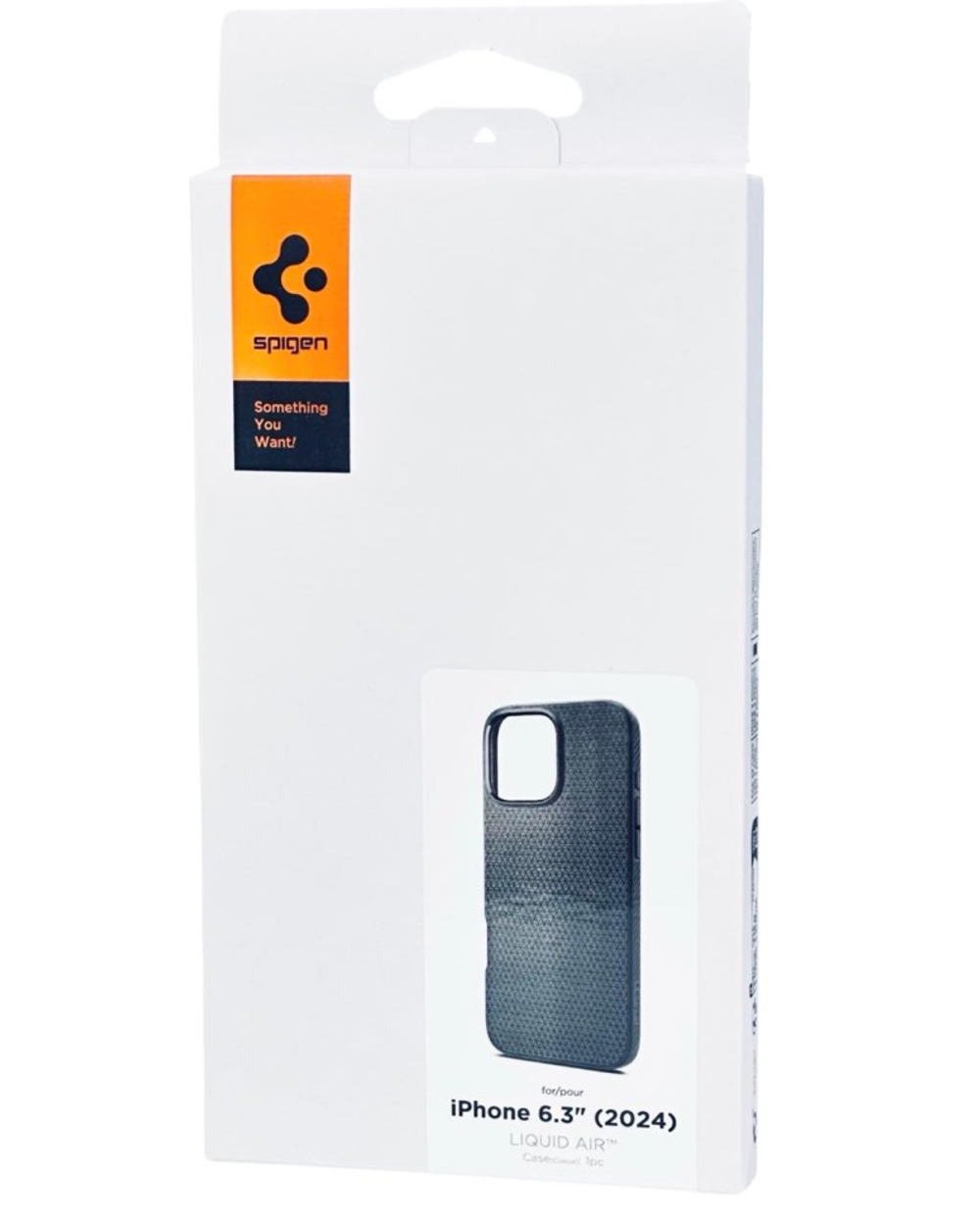 Накладка для i-Phone 16 Pro 6.3" Spigen Liquid Air (ACS08117) матовый черный