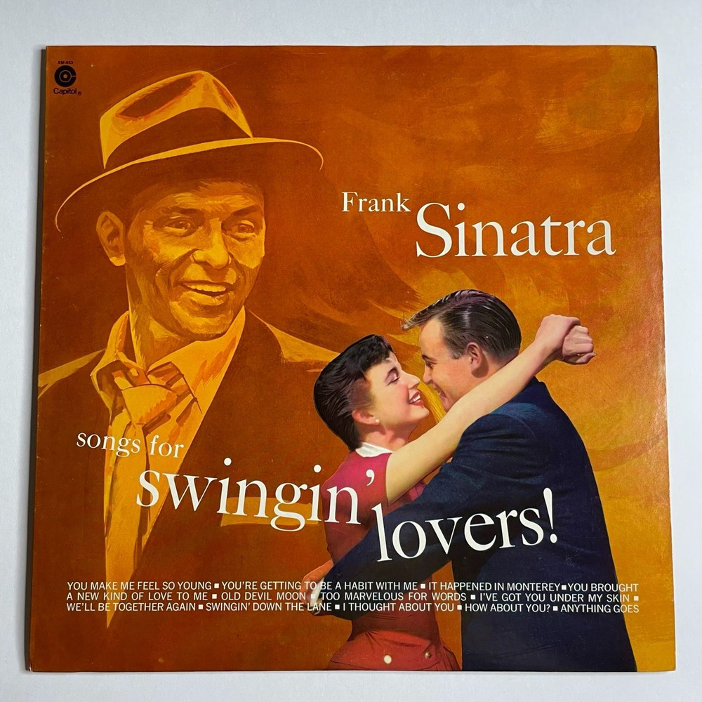 Винтажная виниловая пластинка LP Frank Sinatra Songs For Swingin Lovers (USA 1977) Love Is Here To Stay