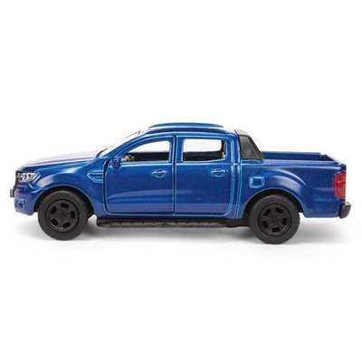 Модель ин. мет. "Ford Ranger пикап" 12см. синий, открыв. двери,коробка SB-18-09-FR-N(BU) (Технопарк)