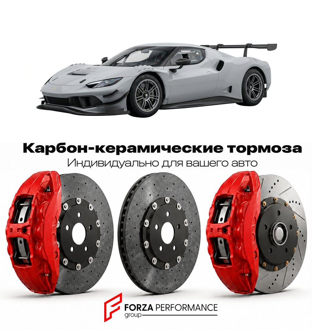 Карбон-керамическая тормозная система для Ferrari 296 GT3 2022-2026 Феррари