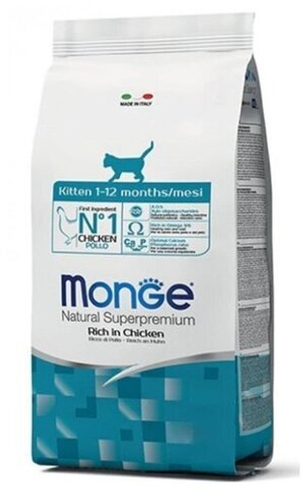 MONGE DRY FOOD Сухой корм для котят от 1 до 12 месяцев, 400 гр.