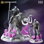 Человек Воин Варвар Файтер 1шт миниатюра для dnd, днд, pathfinder, фентези, Настольная игра, НРИ, Варгейм, РПГ, 1шт.