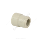 Муфта PP-R переходная серая Дн 63х20 внутр/наруж пайка VALFEX 10006320Г