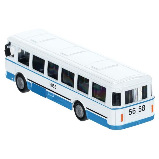 Машина металл АВТОБУС лиаз-677, 15 см, двери, инерц., кор. Технопарк