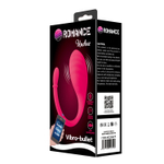Виброяйцо с управлением через приложение из силикона Romance USB MC39APP