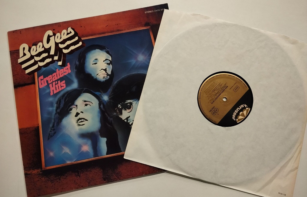Винтажная виниловая пластинка LP Bee Gees Greatest Hits (Germany 1975)