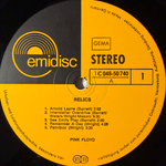 Pink Floyd – Relics (Германия 1972г.) Т