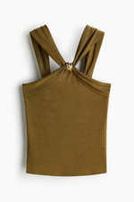 Топ с металлической деталью - H&M