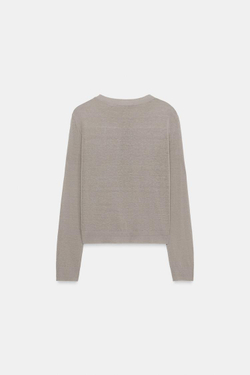 ZARA СВИТЕР НА ПУГОВИЦАХ, СЕРЫЙ