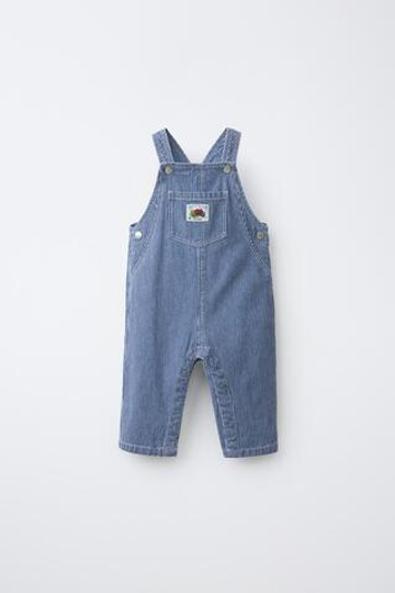 ZARA - FRUIT OF THE LOOM™ КОМБИНЕЗОН В ПОЛОСКУ, СИНИЙ