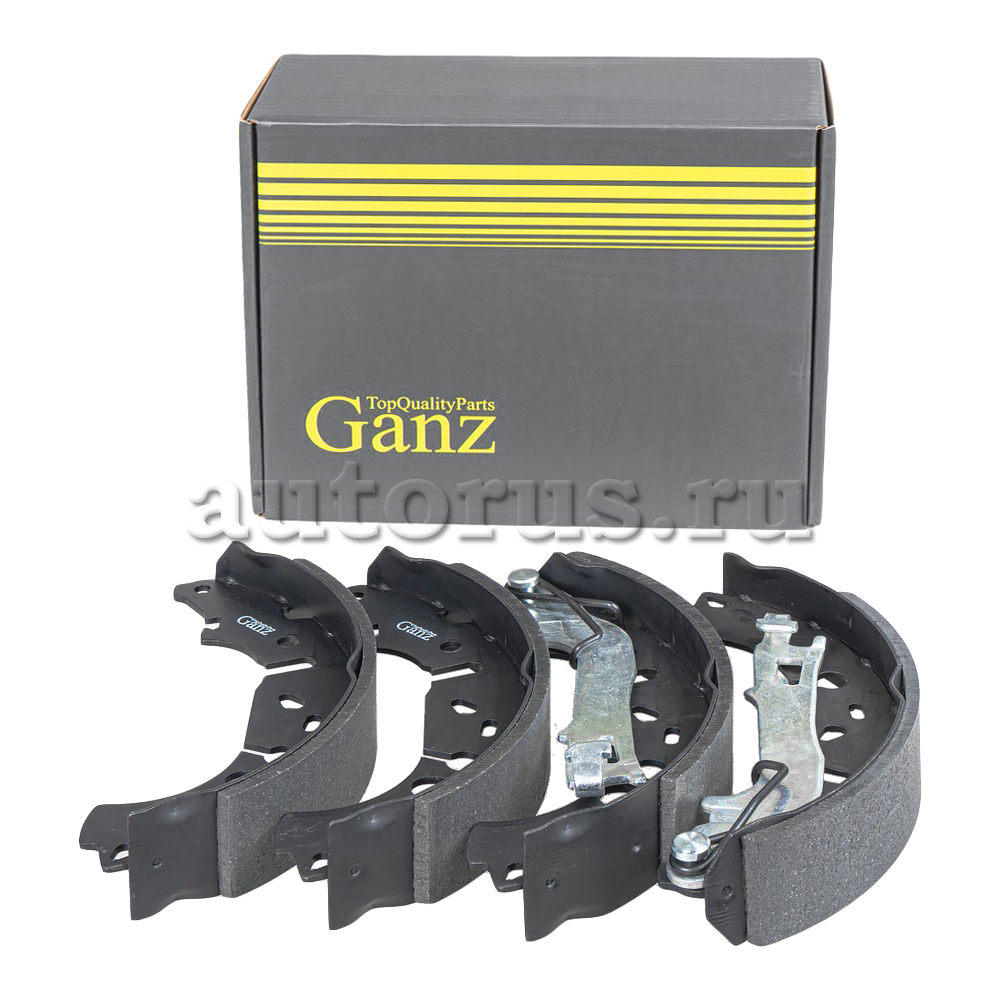 Колодки тормозные барабанные для Opel Corsa D 1.0-1.4/1.3CDTi, Fiat Punto/Linea 1.4 GANZ GIJ20065