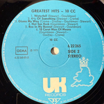 10cc ‎– 100cc Greatest Hits Of 10cc (Германия 1975г.) Т