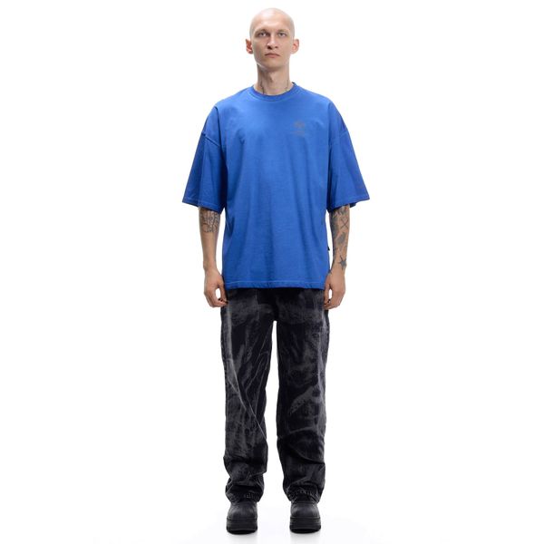 Футболка Fractal Blue Garment Dyed - фото 3
