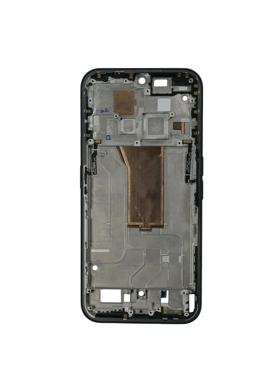 Средняя часть корпуса (Рамка) для Nothing Phone (2a), черная (Black)