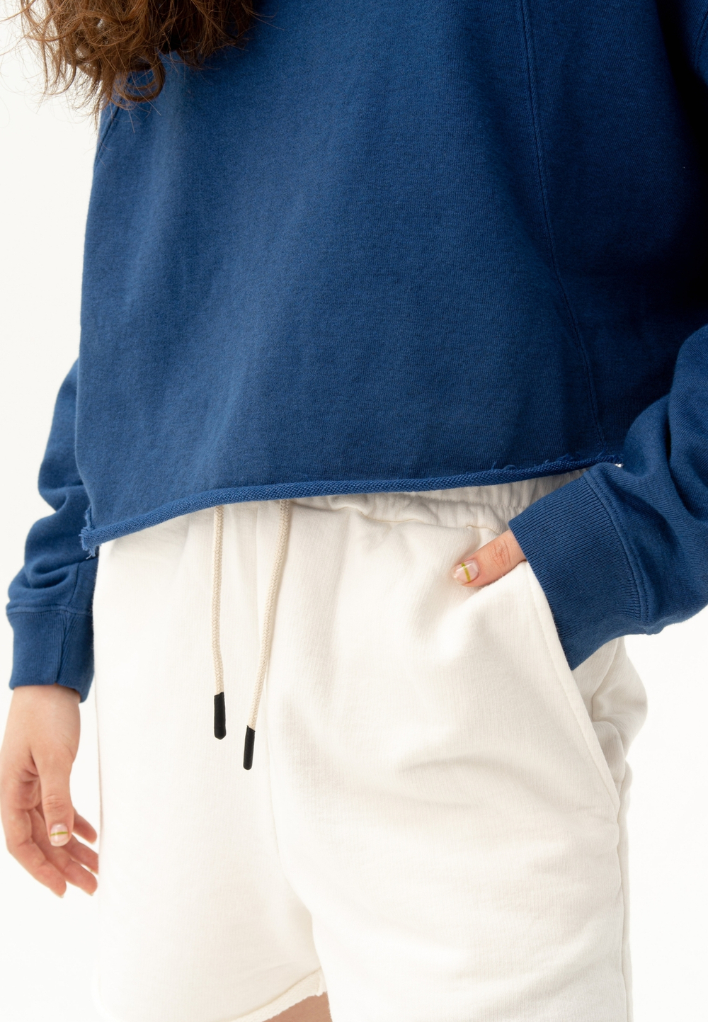Свитшот оверсайз Bowery NYC Crop Delft