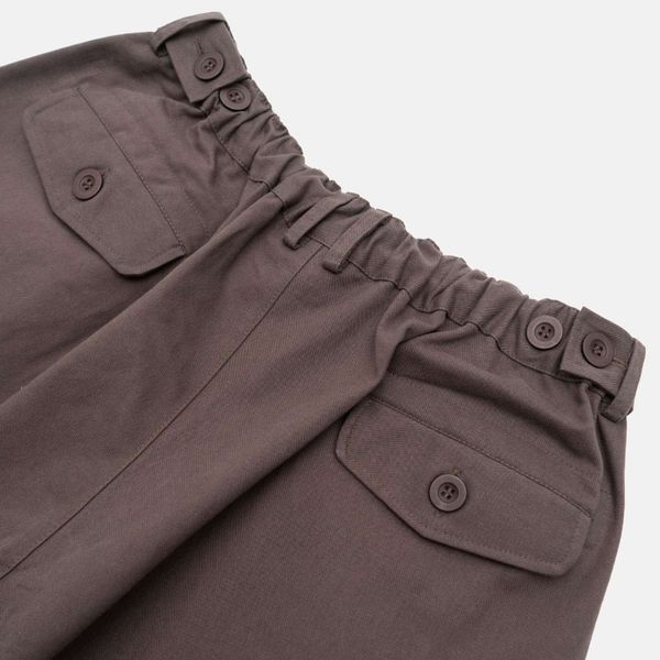 Брюки SS24 Wide Fossil Grey серые - фото 6