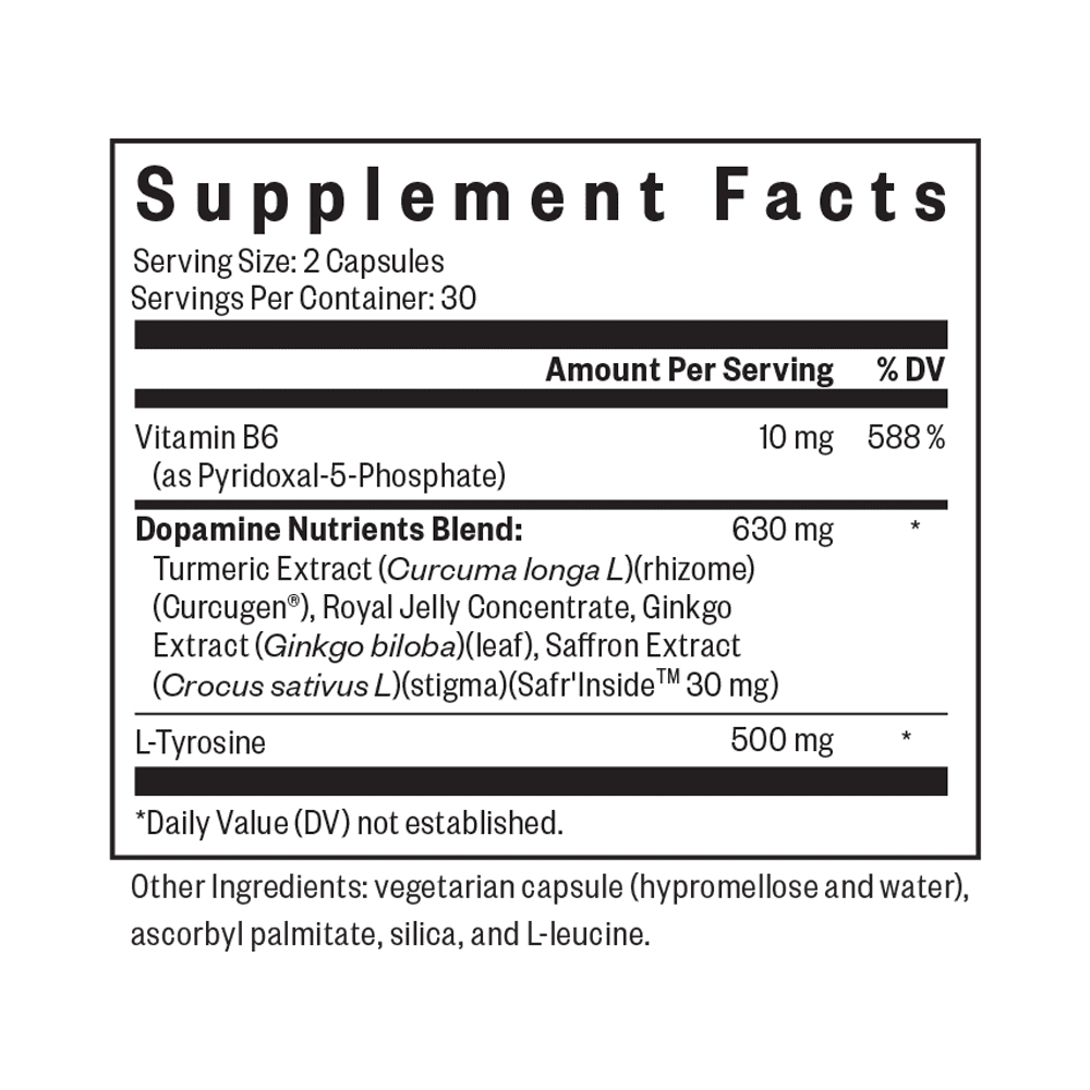 Seeking Health, Dopamine Nutrients, 60 вегетарианских капсул